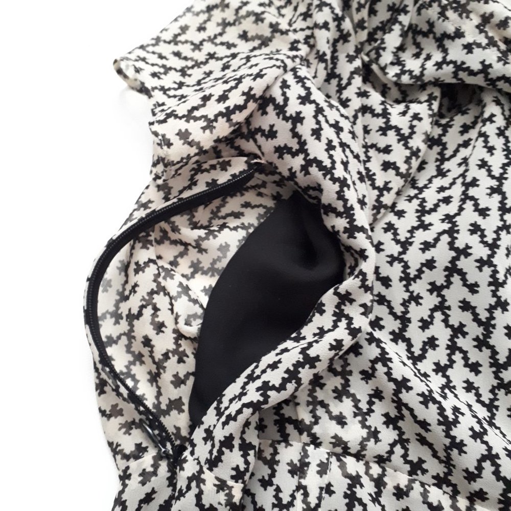 Reiss Paris Printed Ruffle Dress - Picture 11 of 14
